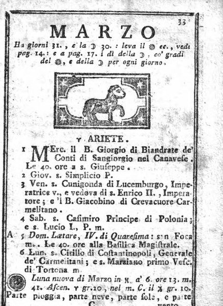 Il corso delle stelle osservato dal pronostico moderno Palmaverde Palmaverde almanacco piemontese ...