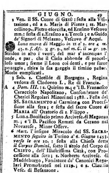 Il corso delle stelle osservato dal pronostico moderno Palmaverde Palmaverde almanacco piemontese ...