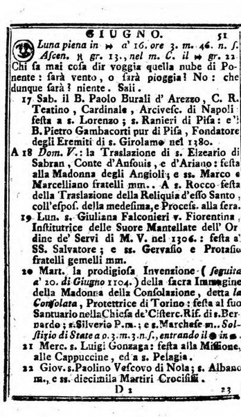 Il corso delle stelle osservato dal pronostico moderno Palmaverde Palmaverde almanacco piemontese ...