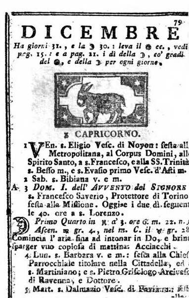 Il corso delle stelle osservato dal pronostico moderno Palmaverde Palmaverde almanacco piemontese ...