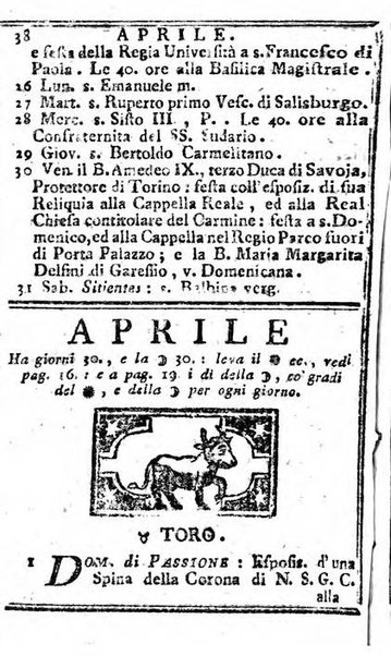 Il corso delle stelle osservato dal pronostico moderno Palmaverde Palmaverde almanacco piemontese ...