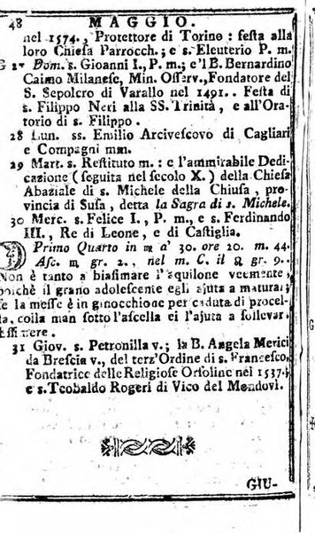 Il corso delle stelle osservato dal pronostico moderno Palmaverde Palmaverde almanacco piemontese ...