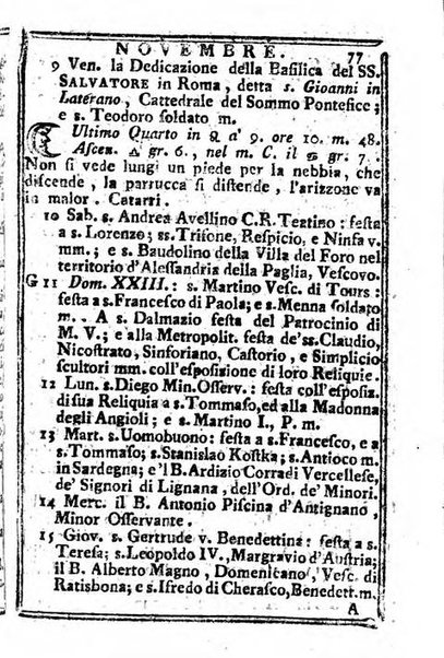 Il corso delle stelle osservato dal pronostico moderno Palmaverde Palmaverde almanacco piemontese ...