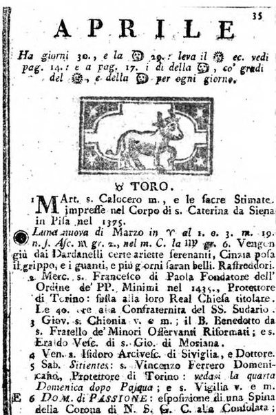 Il corso delle stelle osservato dal pronostico moderno Palmaverde Palmaverde almanacco piemontese ...