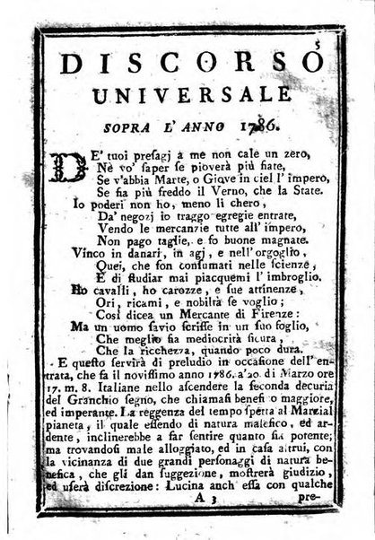 Il corso delle stelle osservato dal pronostico moderno Palmaverde Palmaverde almanacco piemontese ...