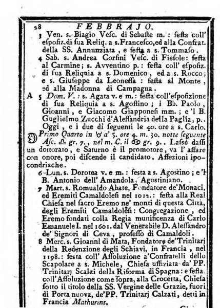 Il corso delle stelle osservato dal pronostico moderno Palmaverde Palmaverde almanacco piemontese ...