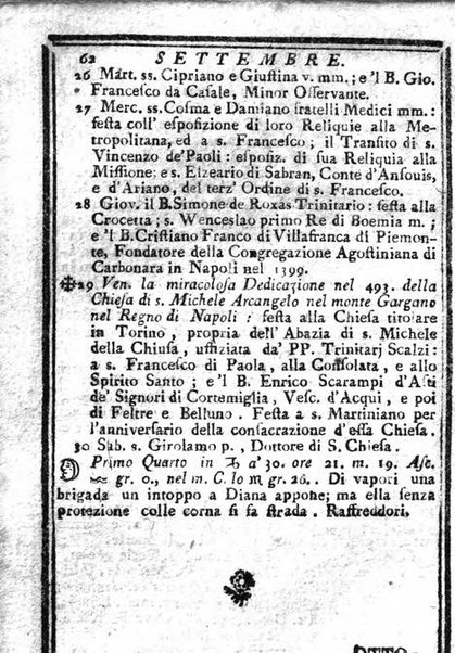 Il corso delle stelle osservato dal pronostico moderno Palmaverde Palmaverde almanacco piemontese ...