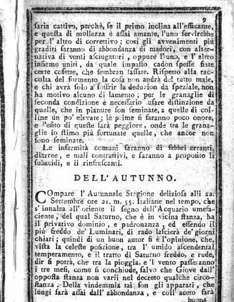 Il corso delle stelle osservato dal pronostico moderno Palmaverde Palmaverde almanacco piemontese ...