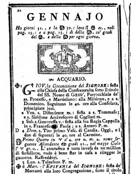 Il corso delle stelle osservato dal pronostico moderno Palmaverde Palmaverde almanacco piemontese ...