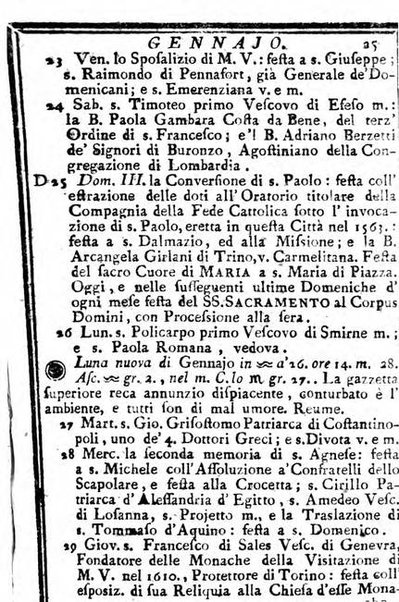 Il corso delle stelle osservato dal pronostico moderno Palmaverde Palmaverde almanacco piemontese ...