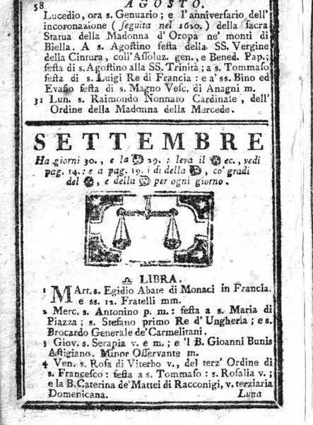 Il corso delle stelle osservato dal pronostico moderno Palmaverde Palmaverde almanacco piemontese ...