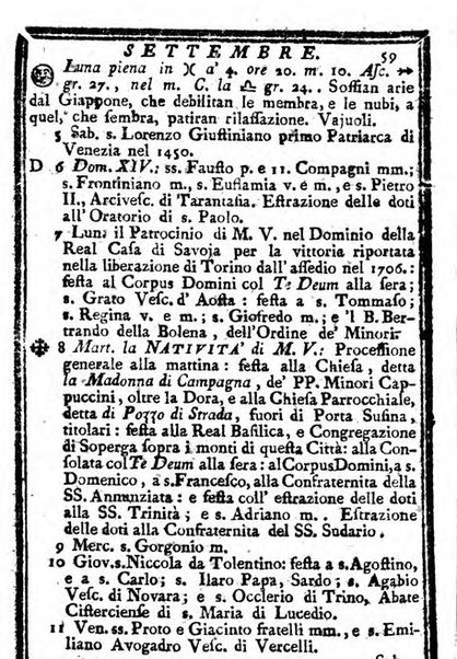 Il corso delle stelle osservato dal pronostico moderno Palmaverde Palmaverde almanacco piemontese ...