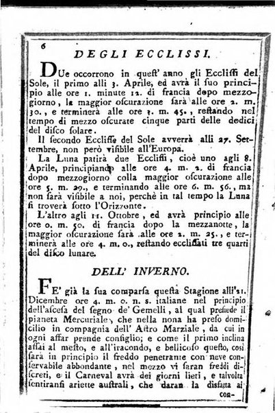 Il corso delle stelle osservato dal pronostico moderno Palmaverde Palmaverde almanacco piemontese ...