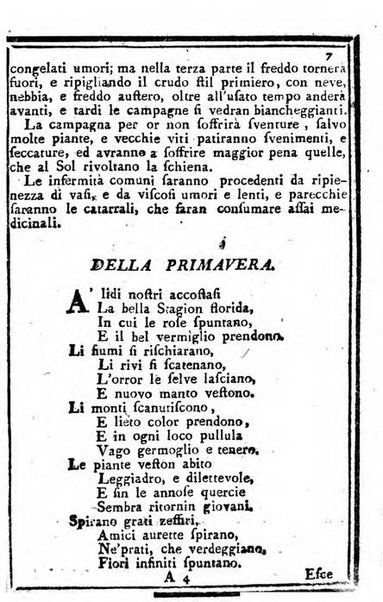 Il corso delle stelle osservato dal pronostico moderno Palmaverde Palmaverde almanacco piemontese ...