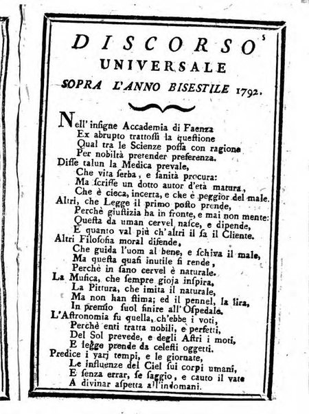 Il corso delle stelle osservato dal pronostico moderno Palmaverde Palmaverde almanacco piemontese ...