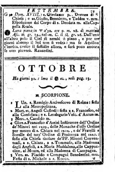 Il corso delle stelle osservato dal pronostico moderno Palmaverde Palmaverde almanacco piemontese ...