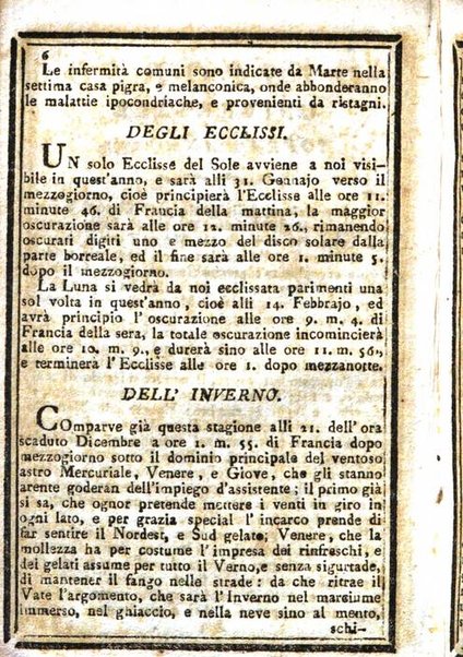 Il corso delle stelle osservato dal pronostico moderno Palmaverde Palmaverde almanacco piemontese ...