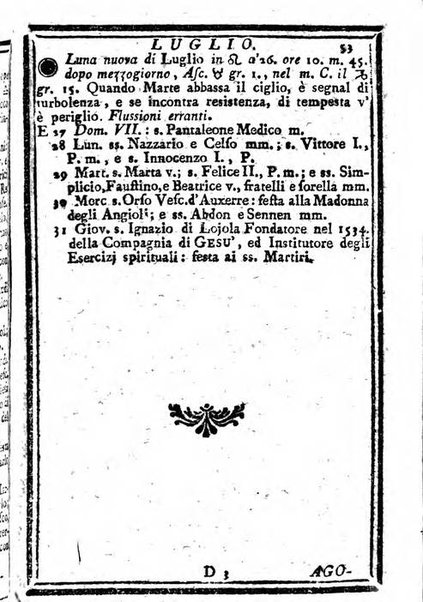 Il corso delle stelle osservato dal pronostico moderno Palmaverde Palmaverde almanacco piemontese ...