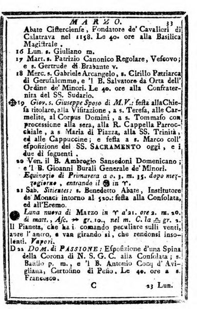 Il corso delle stelle osservato dal pronostico moderno Palmaverde Palmaverde almanacco piemontese ...