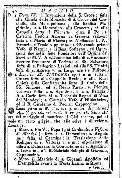 Il corso delle stelle osservato dal pronostico moderno Palmaverde Palmaverde almanacco piemontese ...