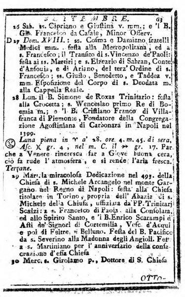 Il corso delle stelle osservato dal pronostico moderno Palmaverde Palmaverde almanacco piemontese ...