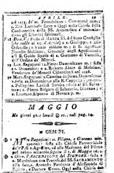 Il corso delle stelle osservato dal pronostico moderno Palmaverde Palmaverde almanacco piemontese ...