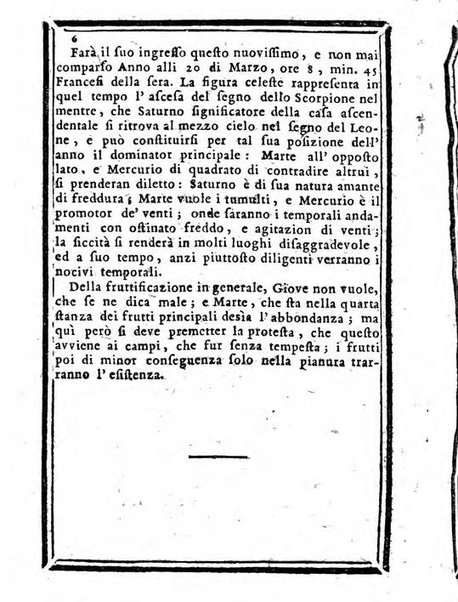 Il corso delle stelle osservato dal pronostico moderno Palmaverde Palmaverde almanacco piemontese ...