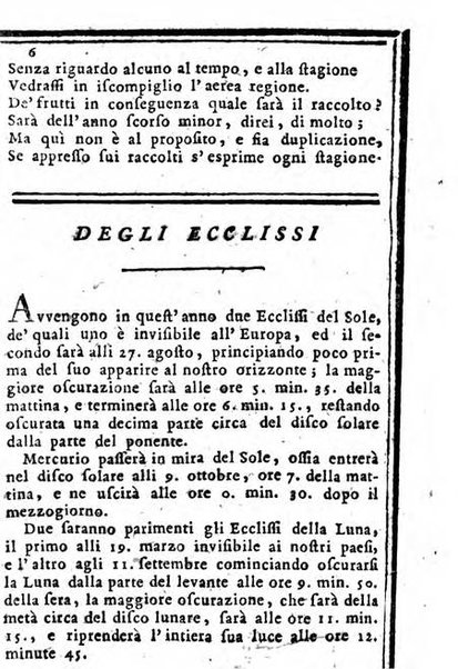 Il corso delle stelle osservato dal pronostico moderno Palmaverde Palmaverde almanacco piemontese ...