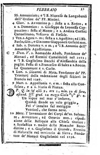 Il corso delle stelle osservato dal pronostico moderno Palmaverde Palmaverde almanacco piemontese ...