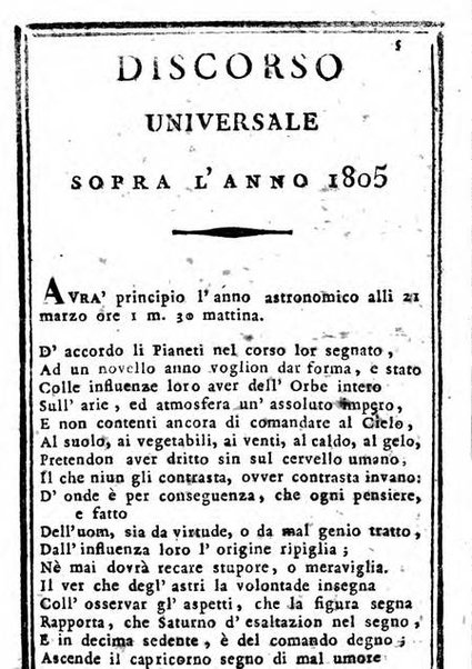 Il corso delle stelle osservato dal pronostico moderno Palmaverde Palmaverde almanacco piemontese ...