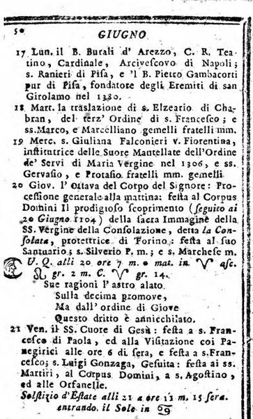 Il corso delle stelle osservato dal pronostico moderno Palmaverde Palmaverde almanacco piemontese ...