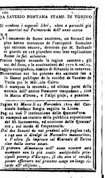 Il corso delle stelle osservato dal pronostico moderno Palmaverde Palmaverde almanacco piemontese ...