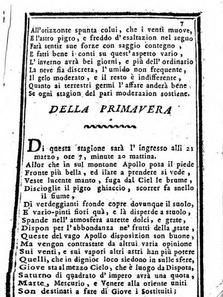 Il corso delle stelle osservato dal pronostico moderno Palmaverde Palmaverde almanacco piemontese ...