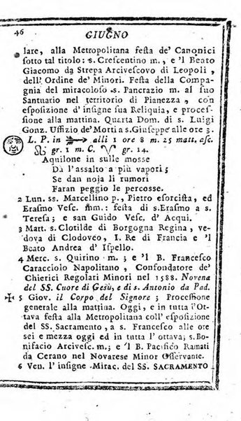 Il corso delle stelle osservato dal pronostico moderno Palmaverde Palmaverde almanacco piemontese ...