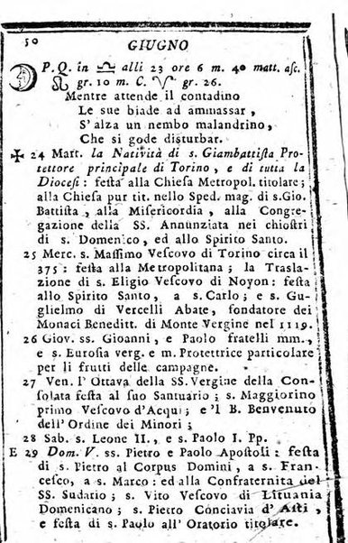 Il corso delle stelle osservato dal pronostico moderno Palmaverde Palmaverde almanacco piemontese ...