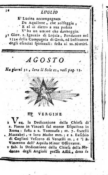 Il corso delle stelle osservato dal pronostico moderno Palmaverde Palmaverde almanacco piemontese ...