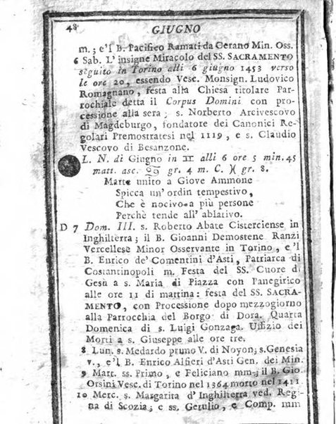 Il corso delle stelle osservato dal pronostico moderno Palmaverde Palmaverde almanacco piemontese ...