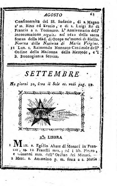 Il corso delle stelle osservato dal pronostico moderno Palmaverde Palmaverde almanacco piemontese ...