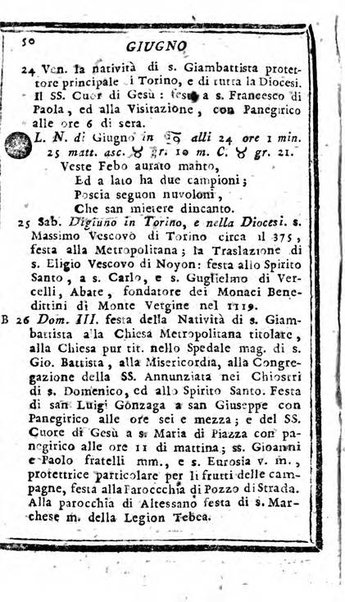 Il corso delle stelle osservato dal pronostico moderno Palmaverde Palmaverde almanacco piemontese ...