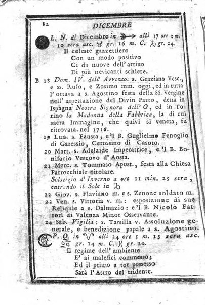 Il corso delle stelle osservato dal pronostico moderno Palmaverde Palmaverde almanacco piemontese ...