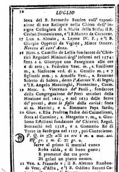 Il corso delle stelle osservato dal pronostico moderno Palmaverde Palmaverde almanacco piemontese ...