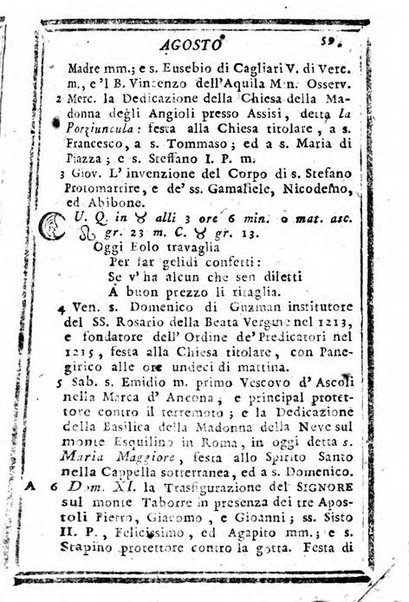 Il corso delle stelle osservato dal pronostico moderno Palmaverde Palmaverde almanacco piemontese ...