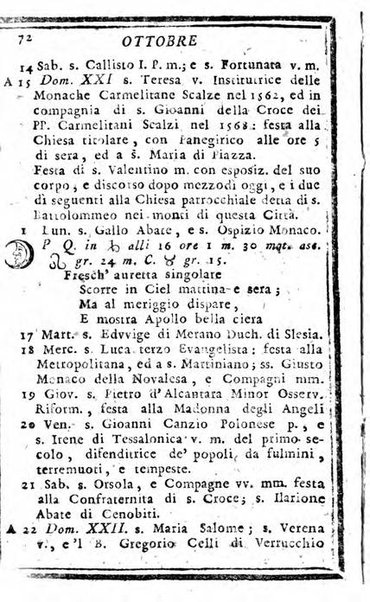 Il corso delle stelle osservato dal pronostico moderno Palmaverde Palmaverde almanacco piemontese ...