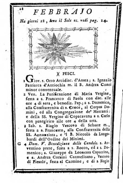 Il corso delle stelle osservato dal pronostico moderno Palmaverde Palmaverde almanacco piemontese ...