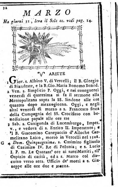 Il corso delle stelle osservato dal pronostico moderno Palmaverde Palmaverde almanacco piemontese ...