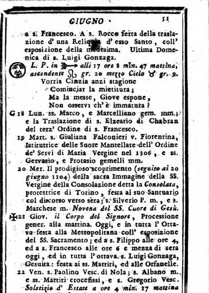 Il corso delle stelle osservato dal pronostico moderno Palmaverde Palmaverde almanacco piemontese ...