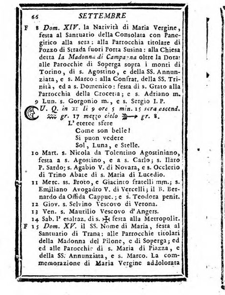 Il corso delle stelle osservato dal pronostico moderno Palmaverde Palmaverde almanacco piemontese ...