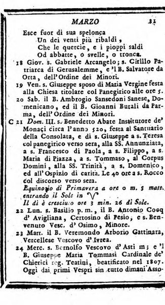 Il corso delle stelle osservato dal pronostico moderno Palmaverde Palmaverde almanacco piemontese ...