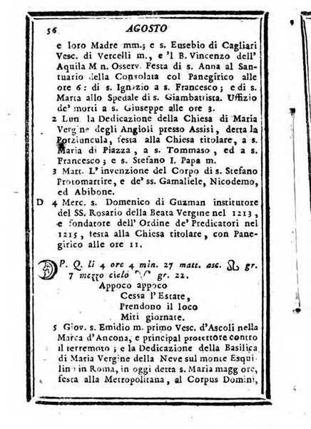 Il corso delle stelle osservato dal pronostico moderno Palmaverde Palmaverde almanacco piemontese ...