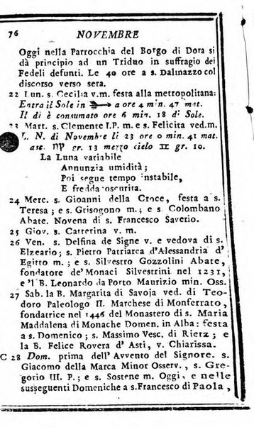 Il corso delle stelle osservato dal pronostico moderno Palmaverde Palmaverde almanacco piemontese ...